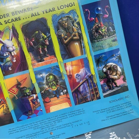 1997 Goosebumps Scholastic Calendar with Animated Images sealed - Picture 7 of 10